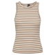 тениска,дамски,тениски,pieces,ruka,boxer,sleeveless,t,shirt,silver,mink,stripes,cloud,dancer,(brown)