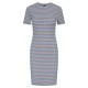 рокля,дамски,поли,и,рокли,pieces,ruka,short,sleeve,dress,blue,(hydrangea,stripes,silver,mink)