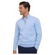 блуза,мъжки,пуловери,façonnable,cosilk,half,zip,sweater,blue