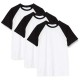 тениска,мъжки,тениски,build,your,brand,by007a,short,sleeve,t,shirt,3,units,white,black,(white)