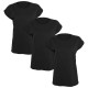 тениска,дамски,тениски,build,your,brand,by021a,short,sleeve,t,shirt,3,units,black,(black,black,black)