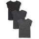 тениска,дамски,тениски,build,your,brand,by021a,short,sleeve,t,shirt,3,units,black,navy,charcoal,(multicolor)