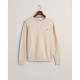 блуза,мъжки,пуловери,gant,8030561,classic,sweater,beige,(light,beige,melange)