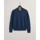 блуза,мъжки,пуловери,дамски,пуловери,gant,classic,sweater,blue,(dark,jeansblue,melange)