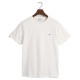тениска,мъжки,тениски,gant,slim,shield,short,sleeve,t,shirt,white,(beige)