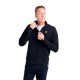 блуза,мъжки,пуловери,leone,apparel,basic,small,logo,full,zip,sweatshirt,blue,(black)