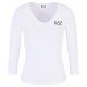 тениска,дамски,тениски,ea7,emporio,armani,8ntt55,long,sleeve,v,neck,t,shirt,white,(white)