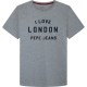 тениска,мъжки,тениски,дамски,тениски,pepe,jeans,london,short,sleeve,t,shirt,grey,(marl,grey)