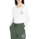 тениска,дамски,тениски,armani,exchange,8nytlx,yjg3z,long,sleeve,t,shirt,white