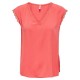 тениска,дамски,тениски,only,jasmina,sleeveless,v,neck,t,shirt,pink,(rose,of,sharon)