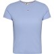 тениска,дамски,тениски,tommy,jeans,slim,essential,ext,short,sleeve,t,shirt,moderate,blue,(purple)