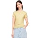 тениска,дамски,тениски,tommy,jeans,slim,essential,logo,2,short,sleeve,t,shirt,yellow,(lemon,zest)