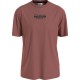 тениска,мъжки,тениски,calvin,klein,cut,through,logo,short,sleeve,t,shirt,purple