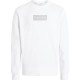 блуза,мъжки,пуловери,calvin,klein,raised,rubber,logo,sweatshirt,white