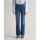 дънки,дамски,панталони,gant,4100227,flare,slim,fit,jeans,blue