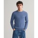блуза,мъжки,пуловери,gant,8040521,sweater,denim,blue,mel,(blue)