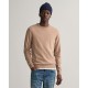 блуза,мъжки,пуловери,gant,superfine,lambswool,crew,neck,sweater,brown