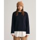 блуза,дамски,пуловери,дамски,плетени,дрехи,gant,superfine,lambswool,sweater,evening,blue,(blue)
