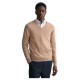 блуза,мъжки,пуловери,gant,superfine,lambswool,v,neck,sweater,dark,sand,melange,(beige)