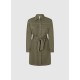 рокля,дамски,поли,и,рокли,pepe,jeans,beate,long,sleeve,short,dress,green