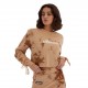 блуза,дамски,блузи,ellesse,concetta,sweatshirt,brown
