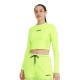 тениска,дамски,тениски,ellesse,matera,long,sleeve,t,shirt,yellow,(neon,yellow)