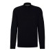 блуза,мъжки,пуловери,дамски,пуловери,boss,padro,10260473,half,zip,sweater,black,(dark,blue)