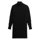 рокля,дамски,поли,и,рокли,superdry,cable,mock,neck,long,sleeve,short,dress,black
