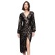рокля,дамски,поли,и,рокли,superdry,sequin,wrap,long,sleeve,midi,dress,silver,(copper,black,sequin)