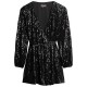 рокля,дамски,поли,и,рокли,superdry,sequin,wrap,long,sleeve,short,dress,black