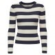 блуза,дамски,пуловери,дамски,плетени,дрехи,jdy,plum,sweater,sky,captain,stripes,w,eggnog,stripes,(beige,blue)