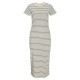 рокля,дамски,поли,и,рокли,jack,&,jones,dagmar,tight,mid,jjxx,short,sleeve,long,dress,brown,(vanilla,ice,stripes,caviar)