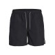 бански,гащета,мъжки,бански,костюми,jack,&,jones,fiji,black,tape,swimming,shorts,black
