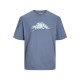 тениска,мъжки,тениски,jack,&,jones,splash,gc,short,sleeve,t,shirt,flint,stone,(blue)