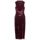 рокля,дамски,поли,и,рокли,superdry,velvet,maxi,sleeveless,midi,dress,red