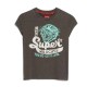 тениска,дамски,тениски,superdry,embellished,poster,cap,slv,short,sleeve,t,shirt,vintage,black,(grey)