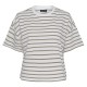 блуза,дамски,блузи,pieces,chilli,summer,2,4,sweatshirt,grey,(cloud,dancer,stripes,silver,mink)