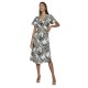 рокля,дамски,поли,и,рокли,vila,loe,wrap,short,sleeve,midi,dress,multicolor
