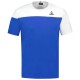 тениска,мъжки,тениски,le,coq,sportif,bat,n°3,short,sleeve,t,shirt,lapis,blue,new,optical,white,(blue)