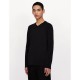 тениска,мъжки,тениски,armani,exchange,8nzm99,zja5z,long,sleeve,v,neck,t,shirt,black,(black)