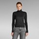 блуза,дамски,пуловери,дамски,плетени,дрехи,g,star,core,high,neck,sweater,dark,black,(black)