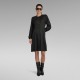 рокля,дамски,поли,и,рокли,g,star,d23603,d297,long,sleeve,short,dress,black