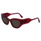 слънчеви,очила,слънчеви,очила,karl,lagerfeld,kl6122s,woman,sunglasses,red