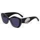 слънчеви,очила,слънчеви,очила,karl,lagerfeld,kl6127s,woman,sunglasses,black,white,(black)