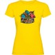 тениска,дамски,тениски,kruskis,boxing,short,sleeve,t,shirt,yellow,(yellow)