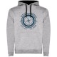 суичър,мъжки,пуловери,дамски,пуловери,kruskis,compass,two,colour,hoodie,grey,(heather,grey,black)