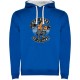суичър,мъжки,пуловери,дамски,пуловери,kruskis,go,hard,two,colour,hoodie,blue,(royal,blue,white)