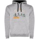 суичър,мъжки,пуловери,дамски,пуловери,kruskis,hiking,nature,two,colour,hoodie,grey,(heather,grey,black)