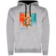 суичър,мъжки,пуловери,дамски,пуловери,kruskis,keep,calm,sloth,two,colour,hoodie,grey,(heather,grey,black)