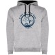 суичър,мъжки,пуловери,дамски,пуловери,kruskis,king,of,the,sea,two,colour,hoodie,grey,(heather,grey,black)